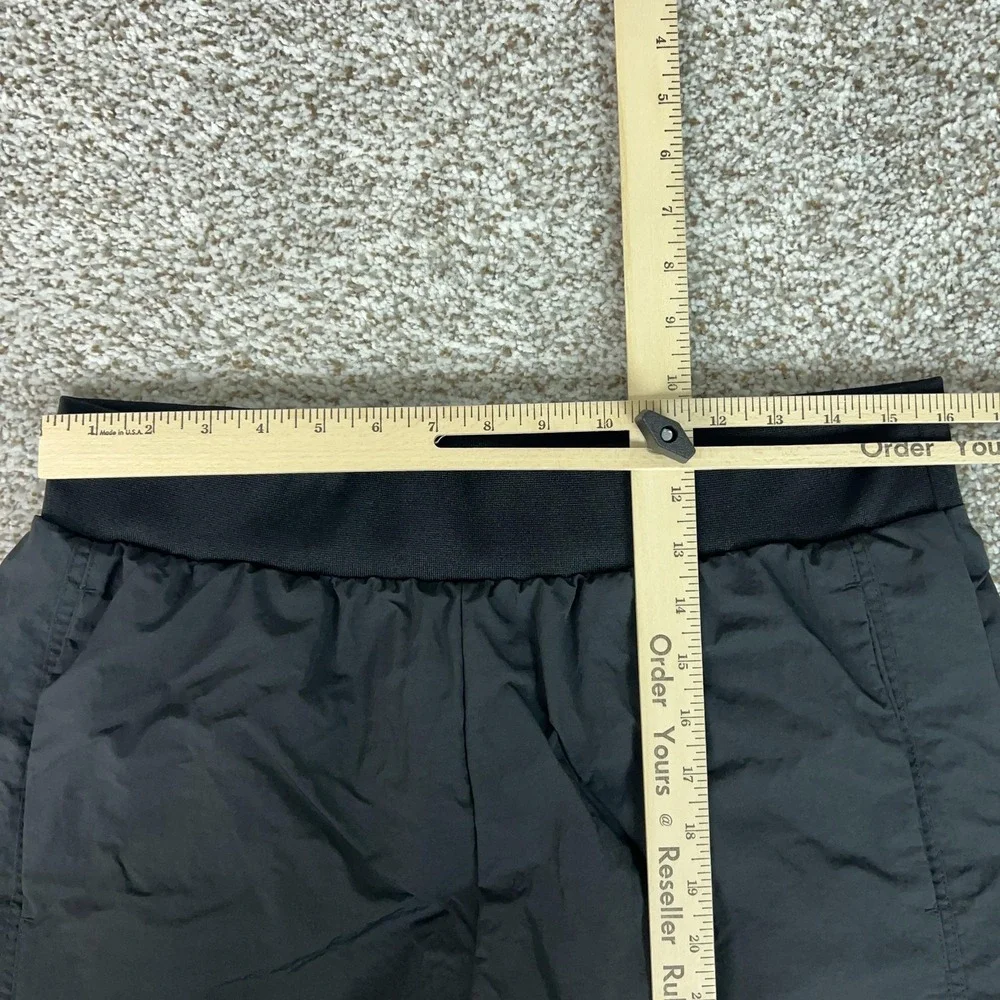 Nike Pants‎ Womens Large Black Nylon Track Straight Leg Gym Workout Sport Icon
